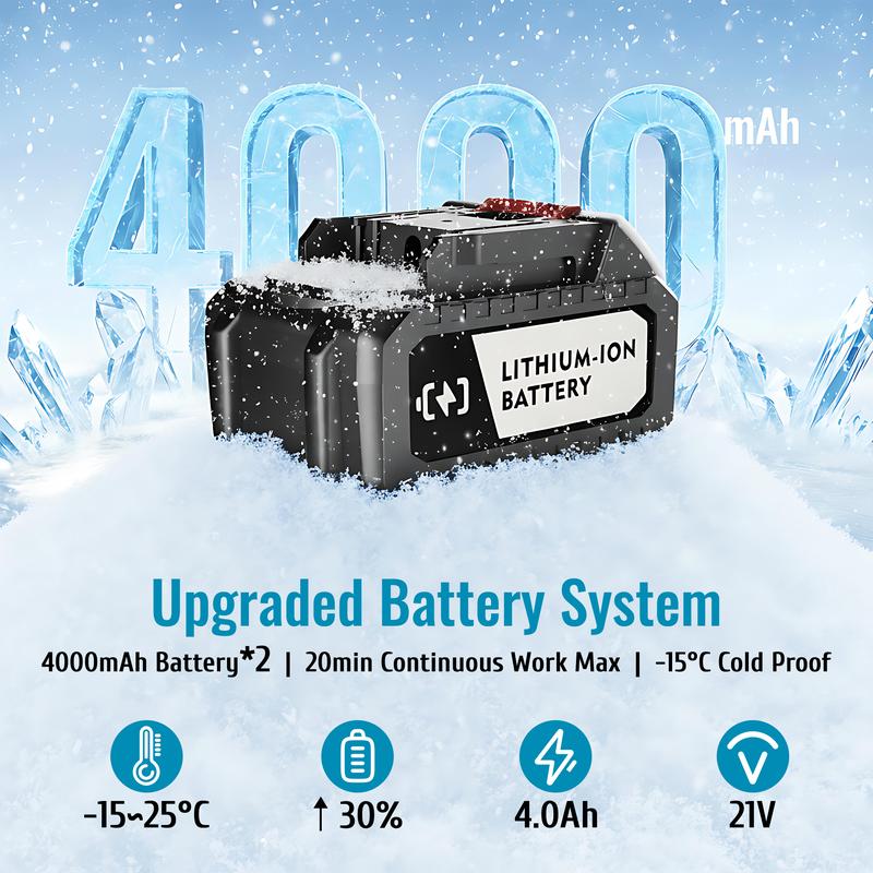 SnowGo Cordless Snow Shovel